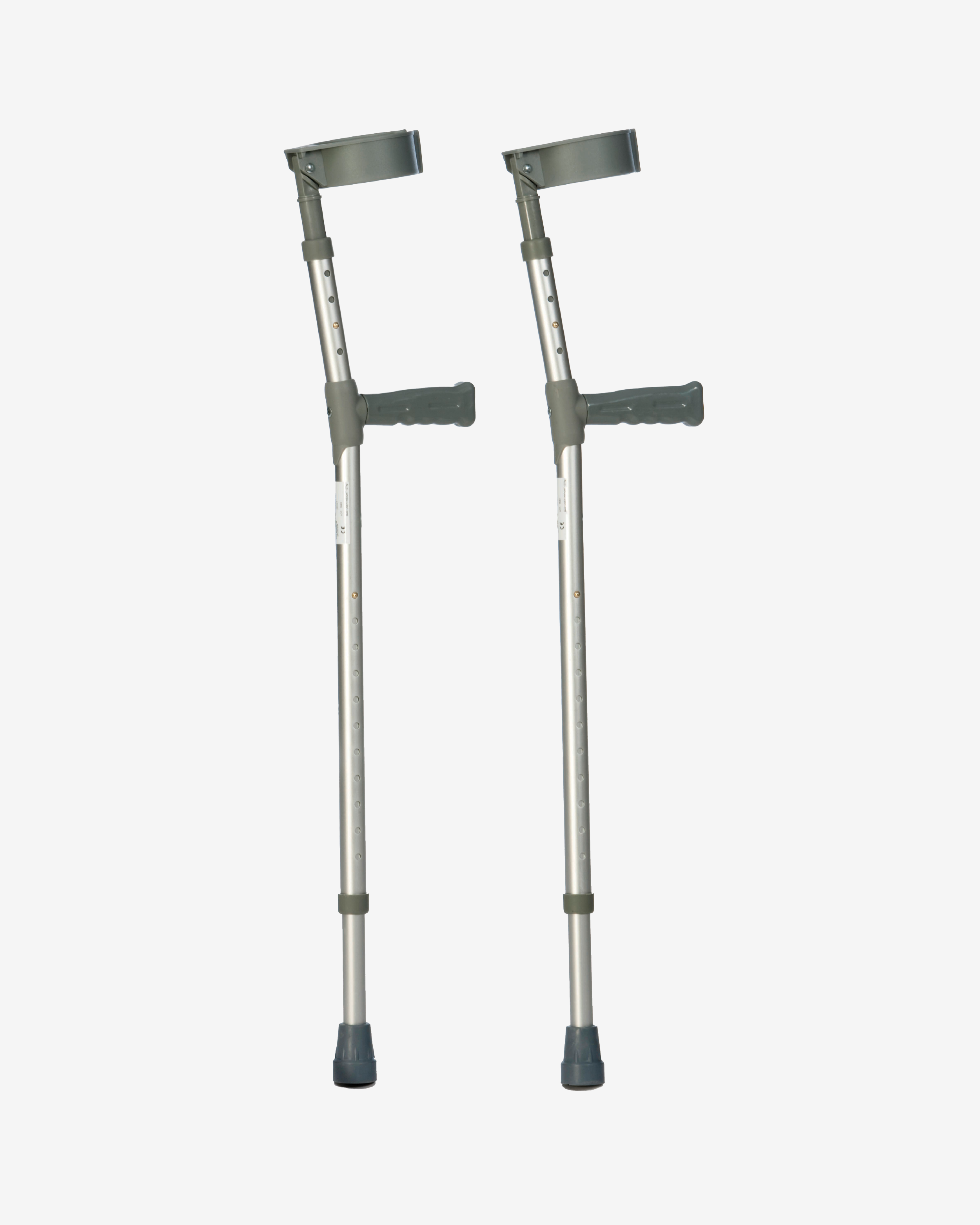 Pair of Single Adjustable Crutches