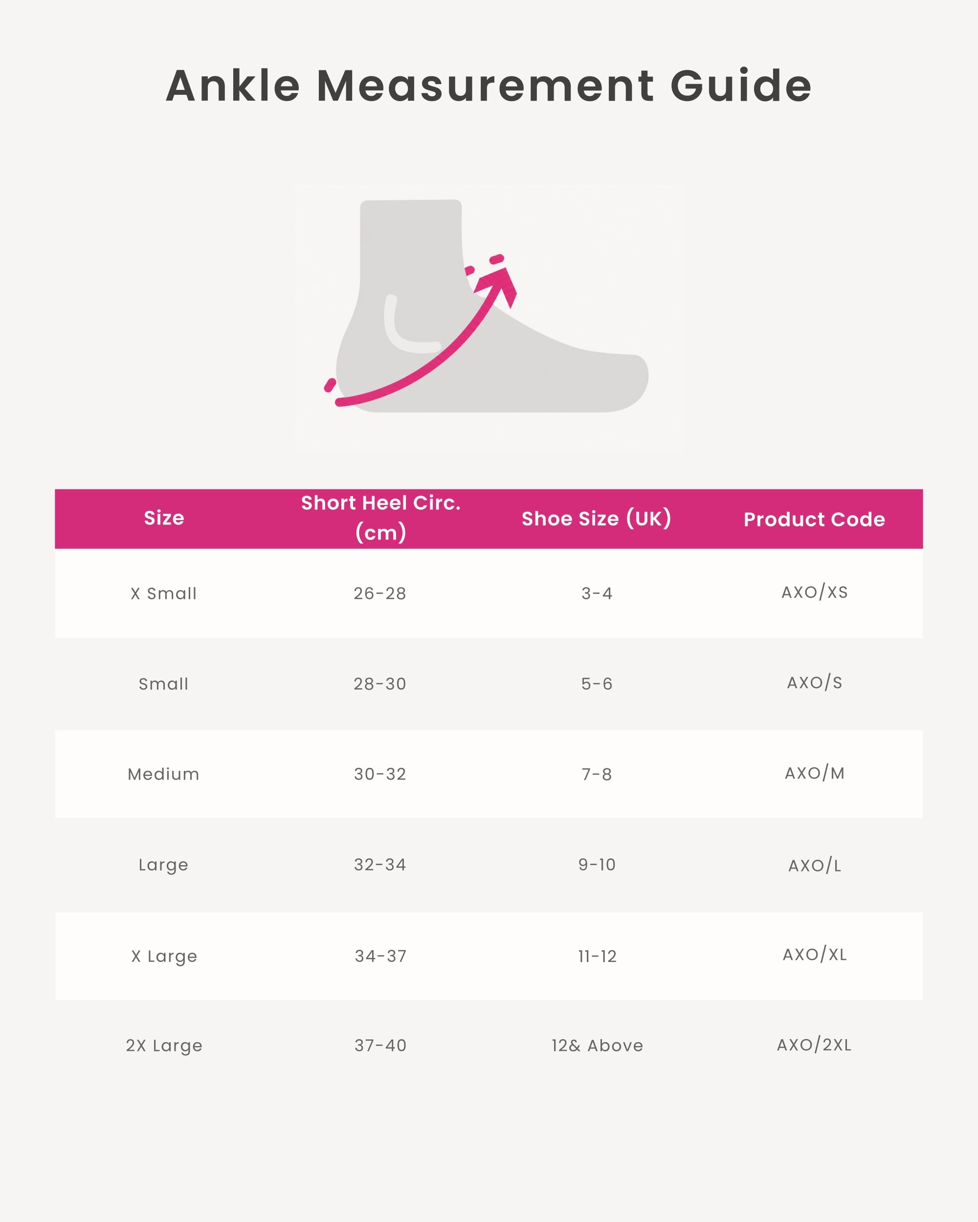 AXO Ankle Stabiliser Orthosis