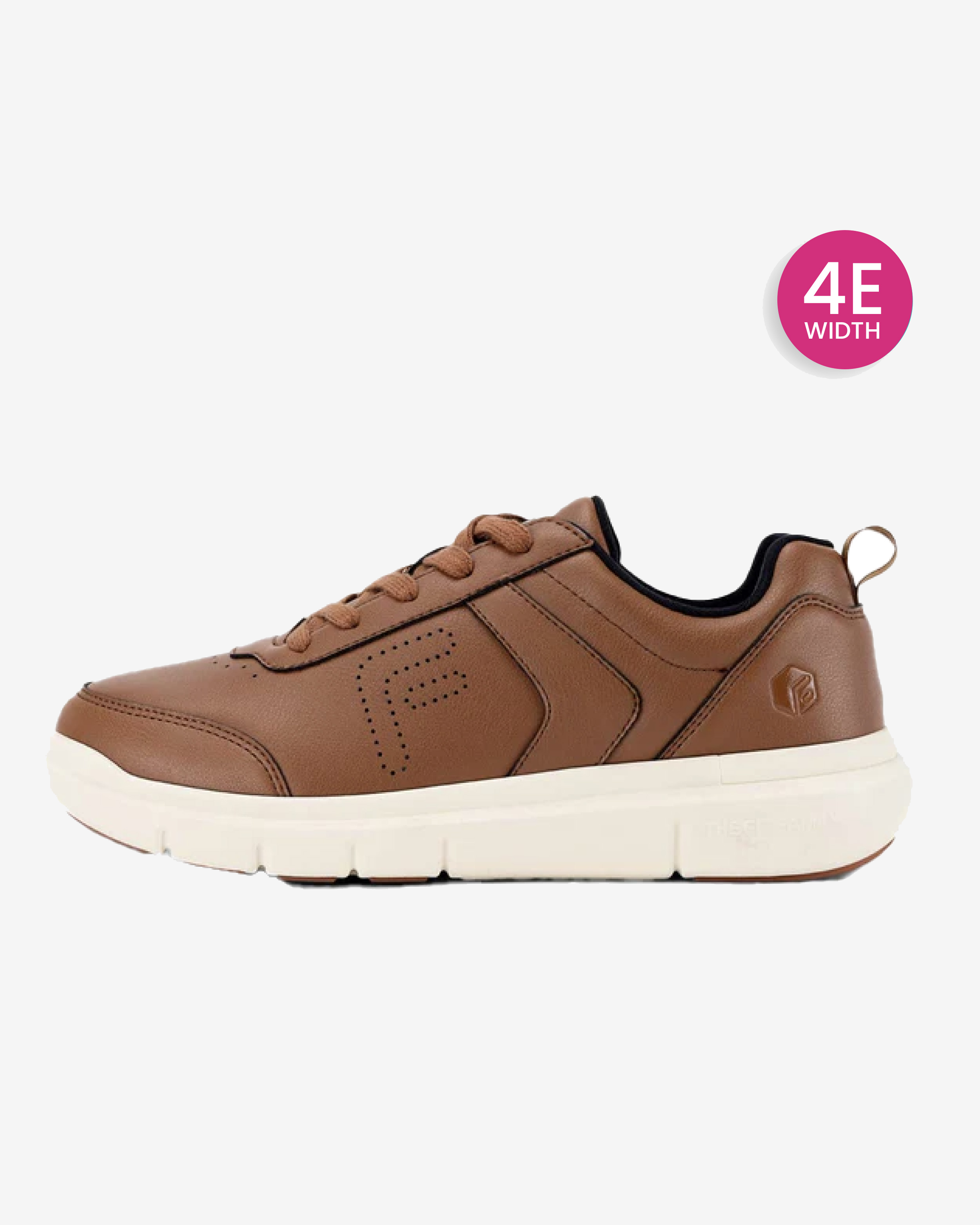 FitVille Men's BriskWalk Deluxe Lace-Up Business Casual Sneaker (V1)