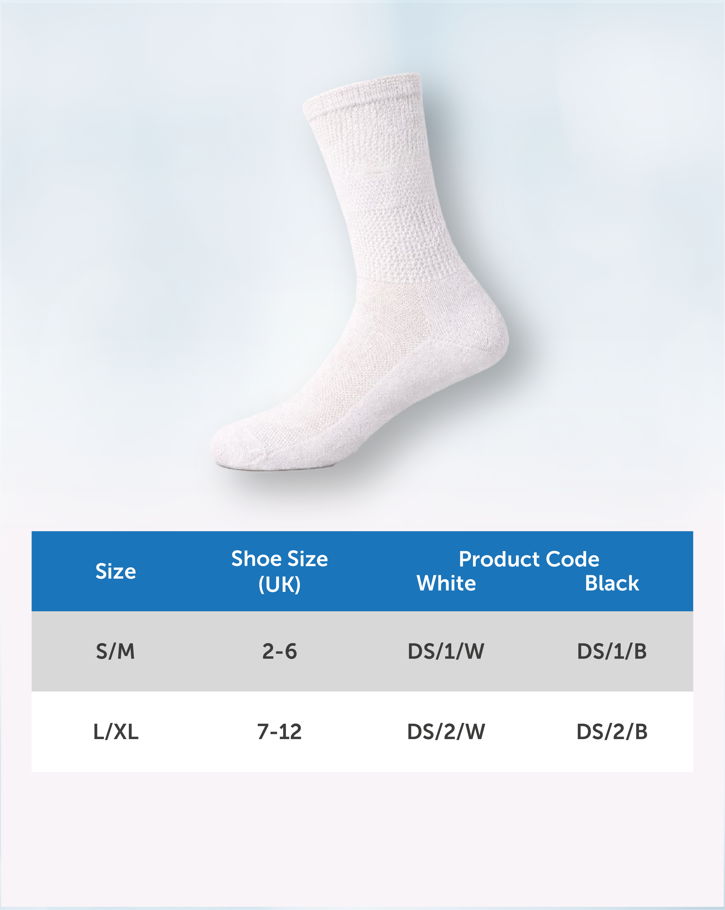 Diabetic Socks With Bamboo (Pair)