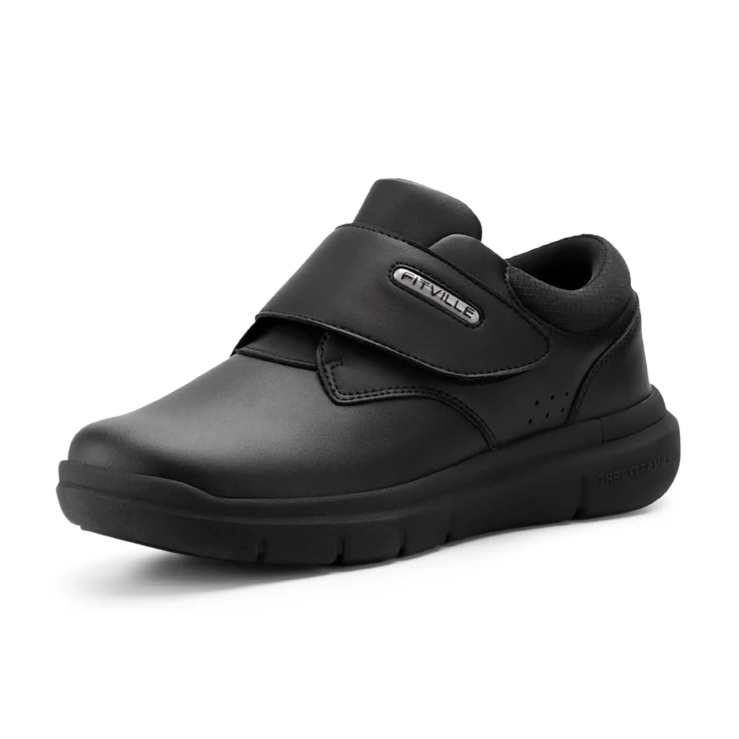 FitVille Men's EasyTop Deluxe Dress Shoe