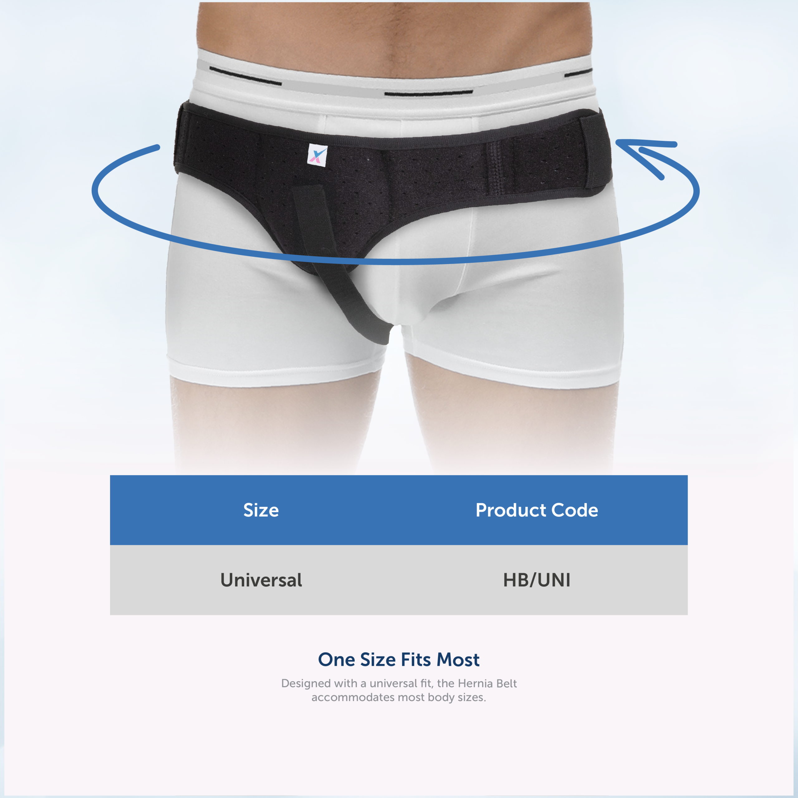 Hernia Belt for Inguinal Hernia Support, Left & Right