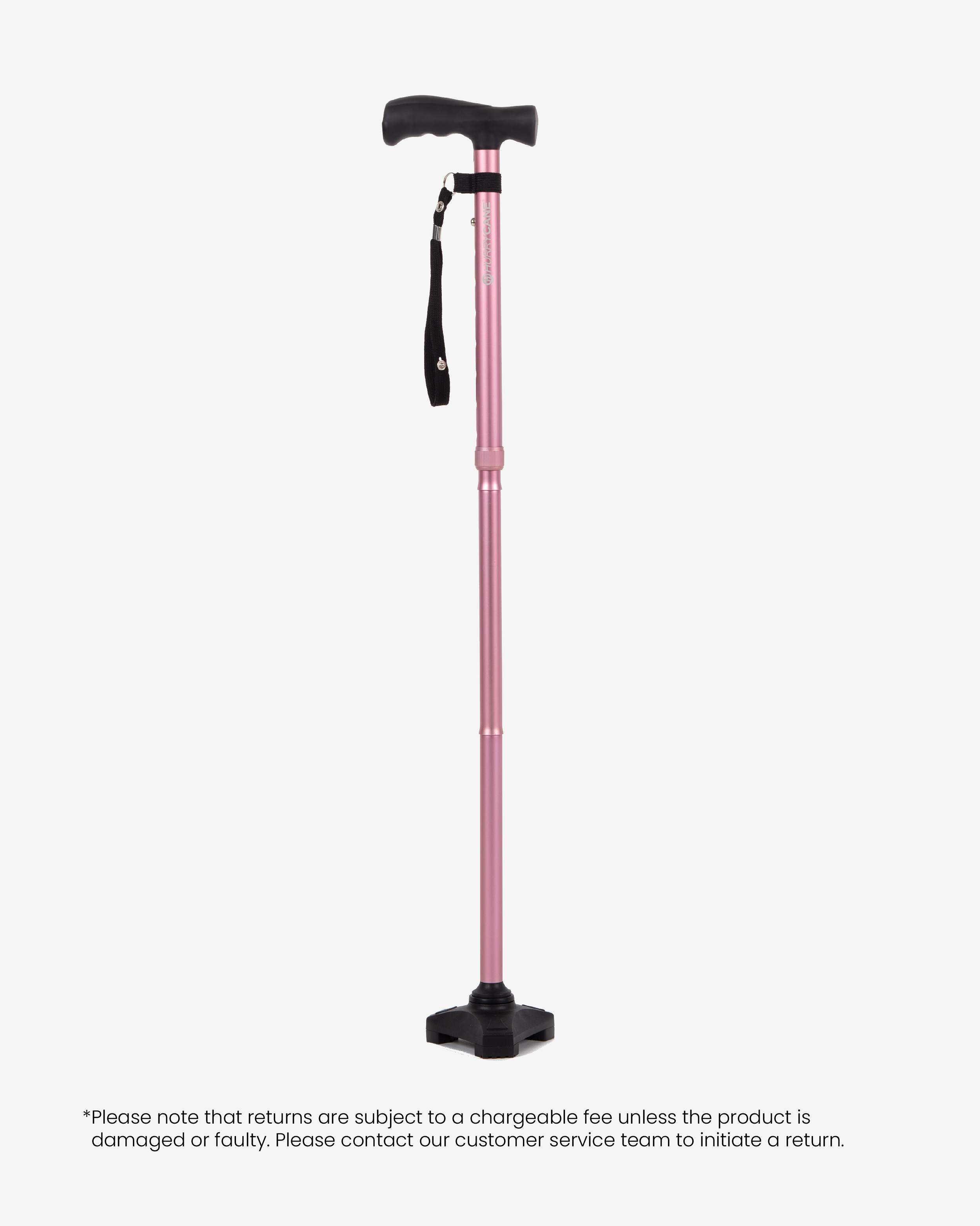 Hurrycane 2 Walking Cane - Pastel Pink