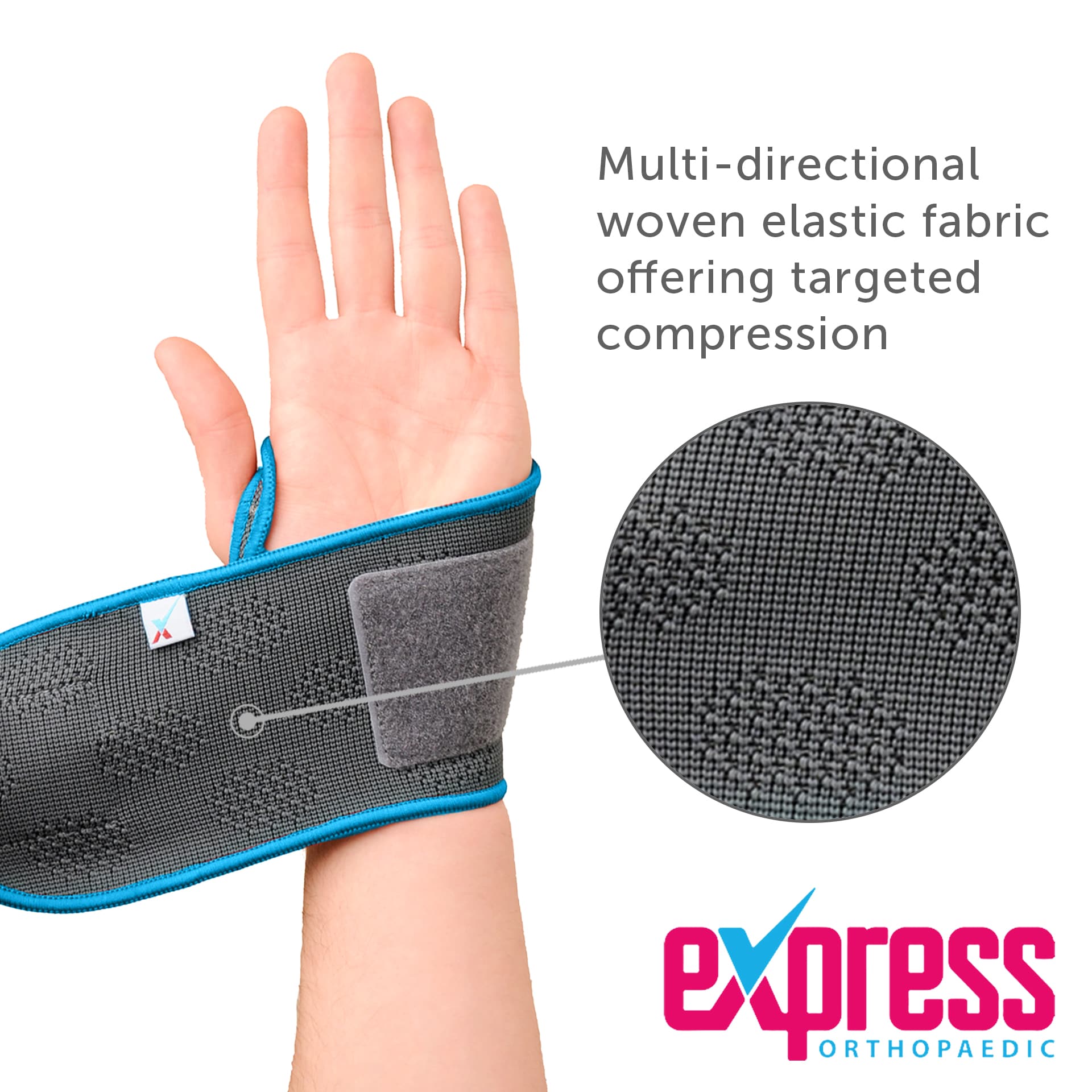 Woven Elastic Wrist Wrap