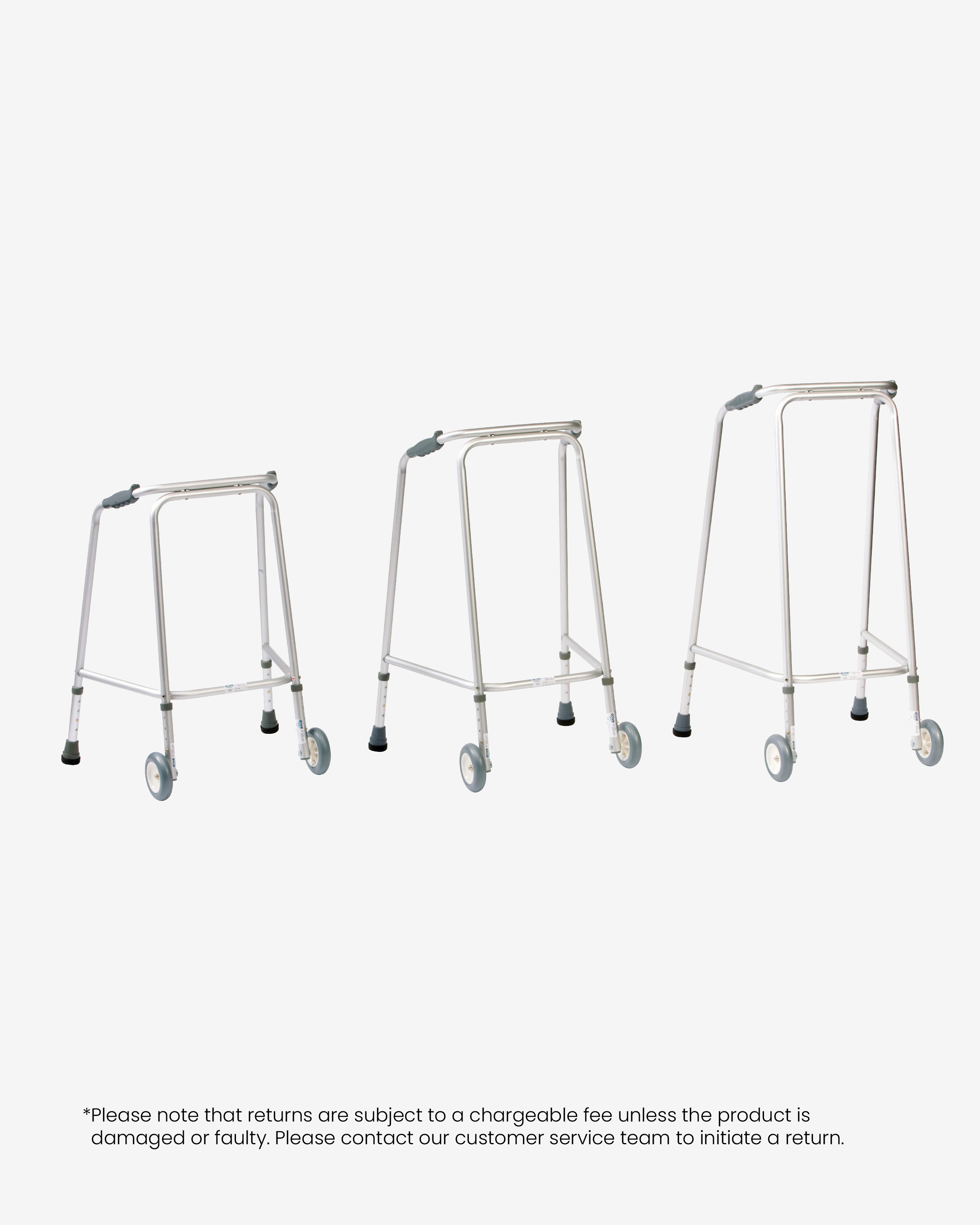 Walking Frame with Wheels- Standard