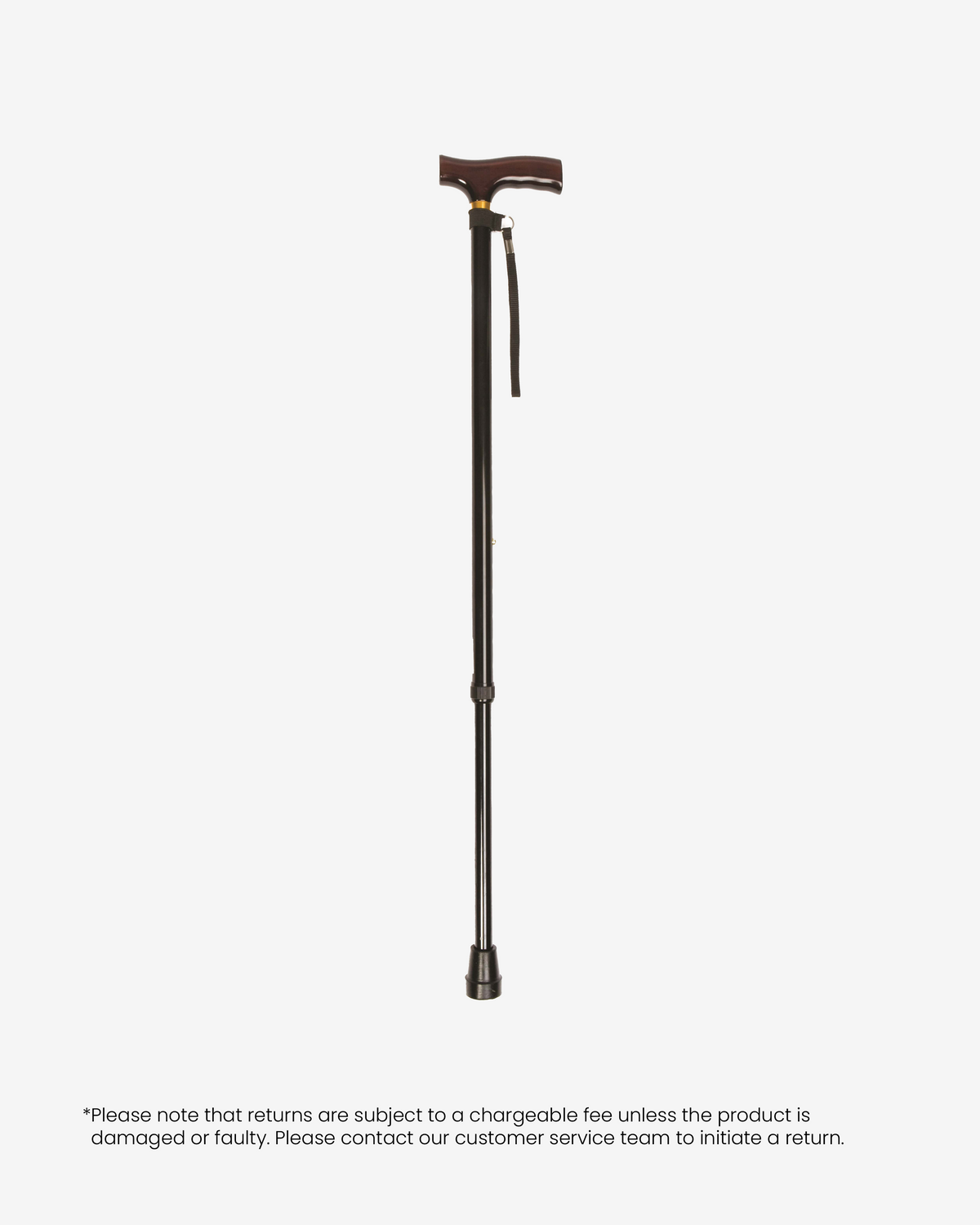 T-Handle Cane - Black | Lightweight Walking Cane | Orthotix | Orthotix ...