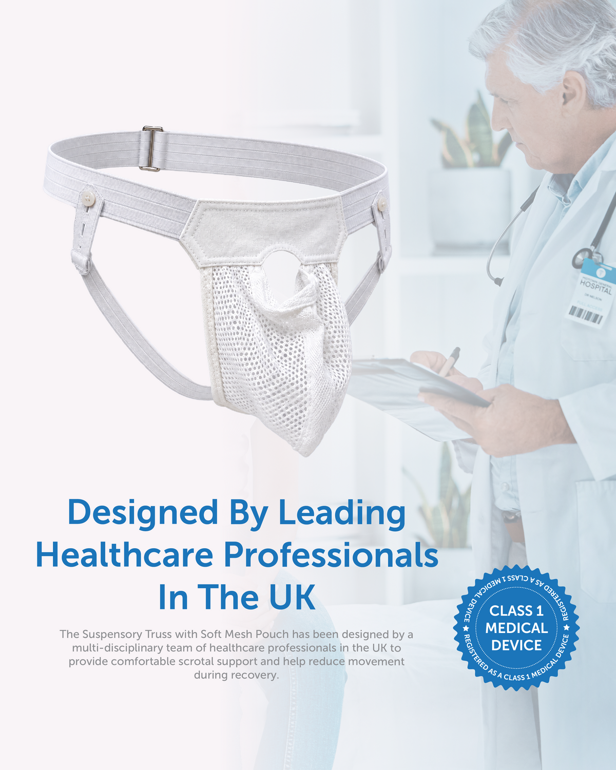 Suspensory Truss with Soft Mesh Pouch – alternate product view