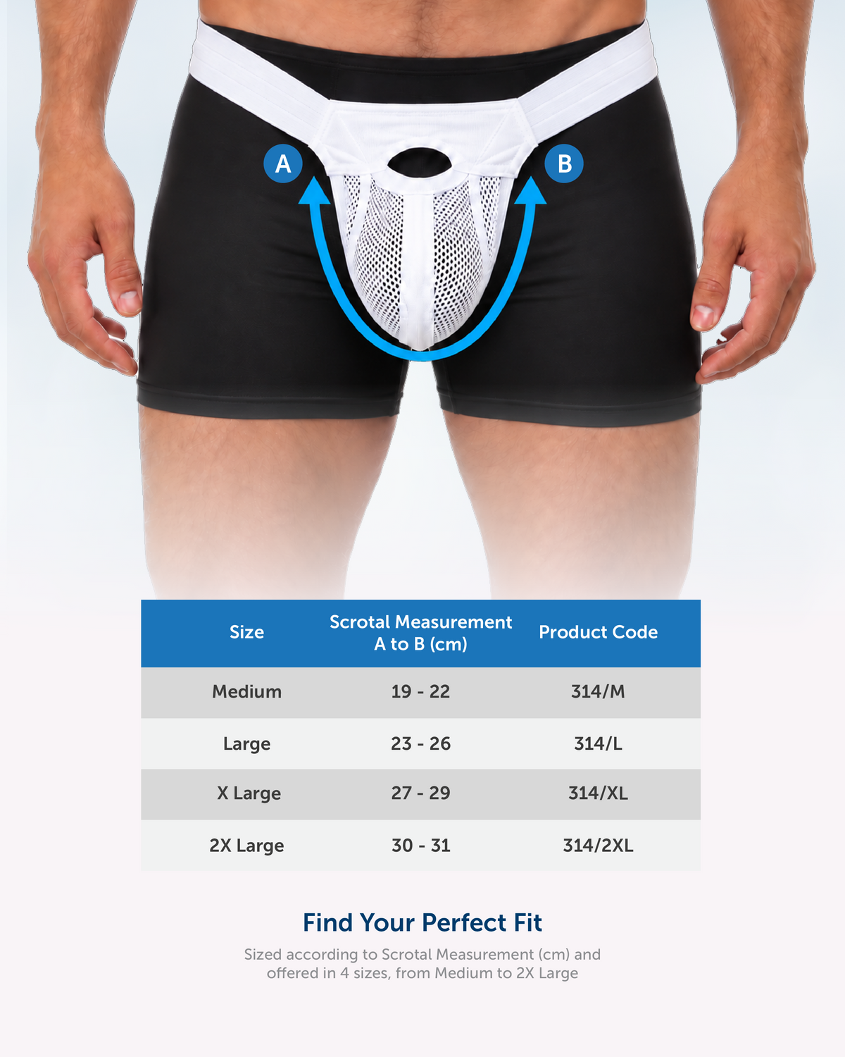 Suspensory Truss with Soft Mesh Pouch – alternate product view
