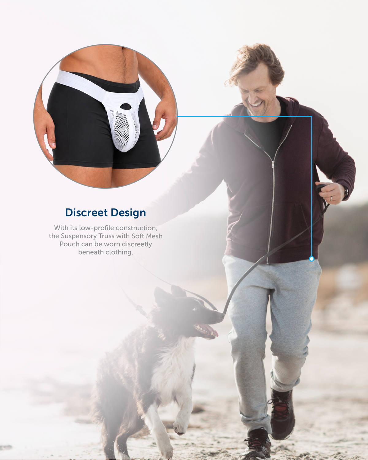 Suspensory Truss with Soft Mesh Pouch – alternate product view