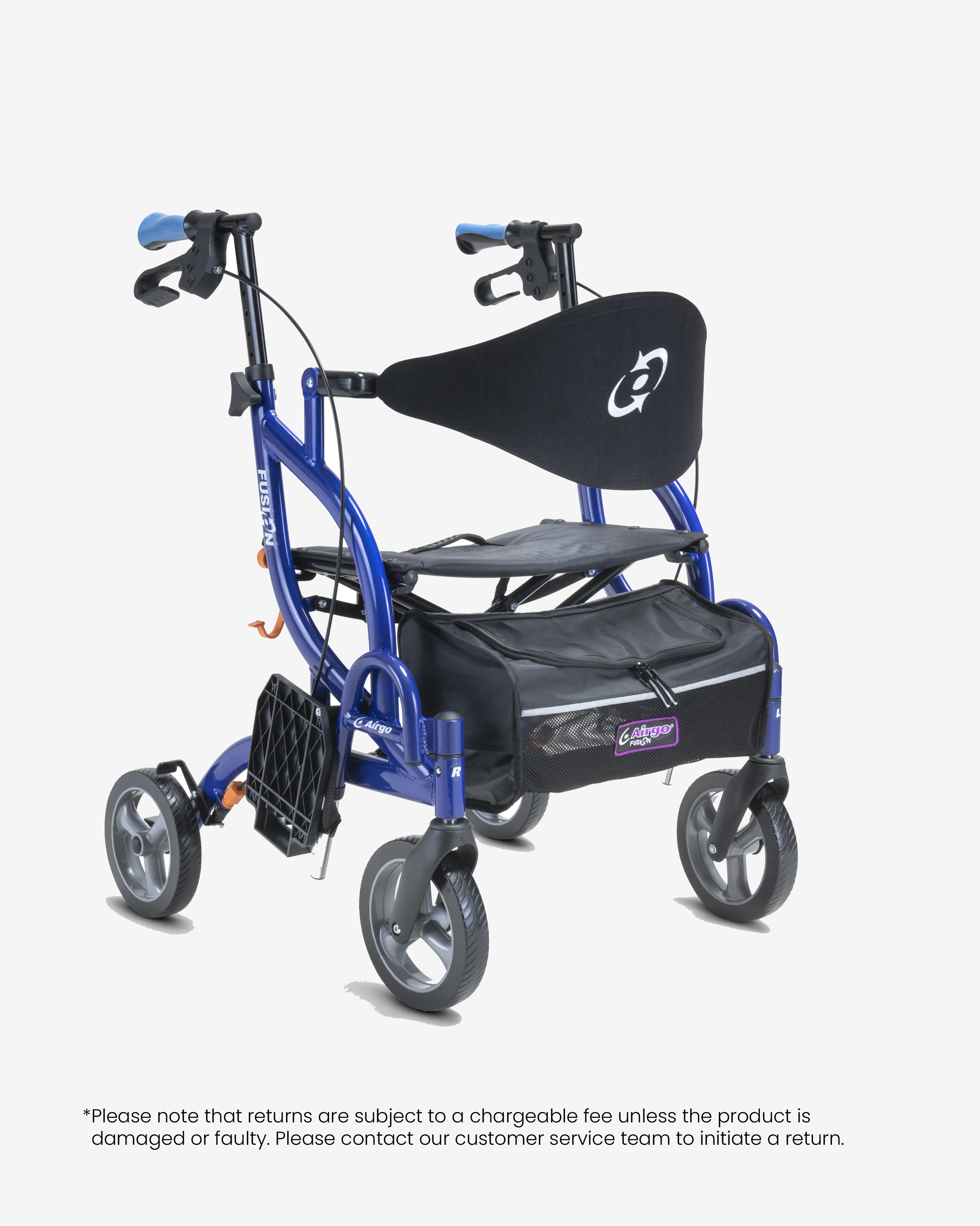 Airgo 2-in-1 Rollator Wheelchair