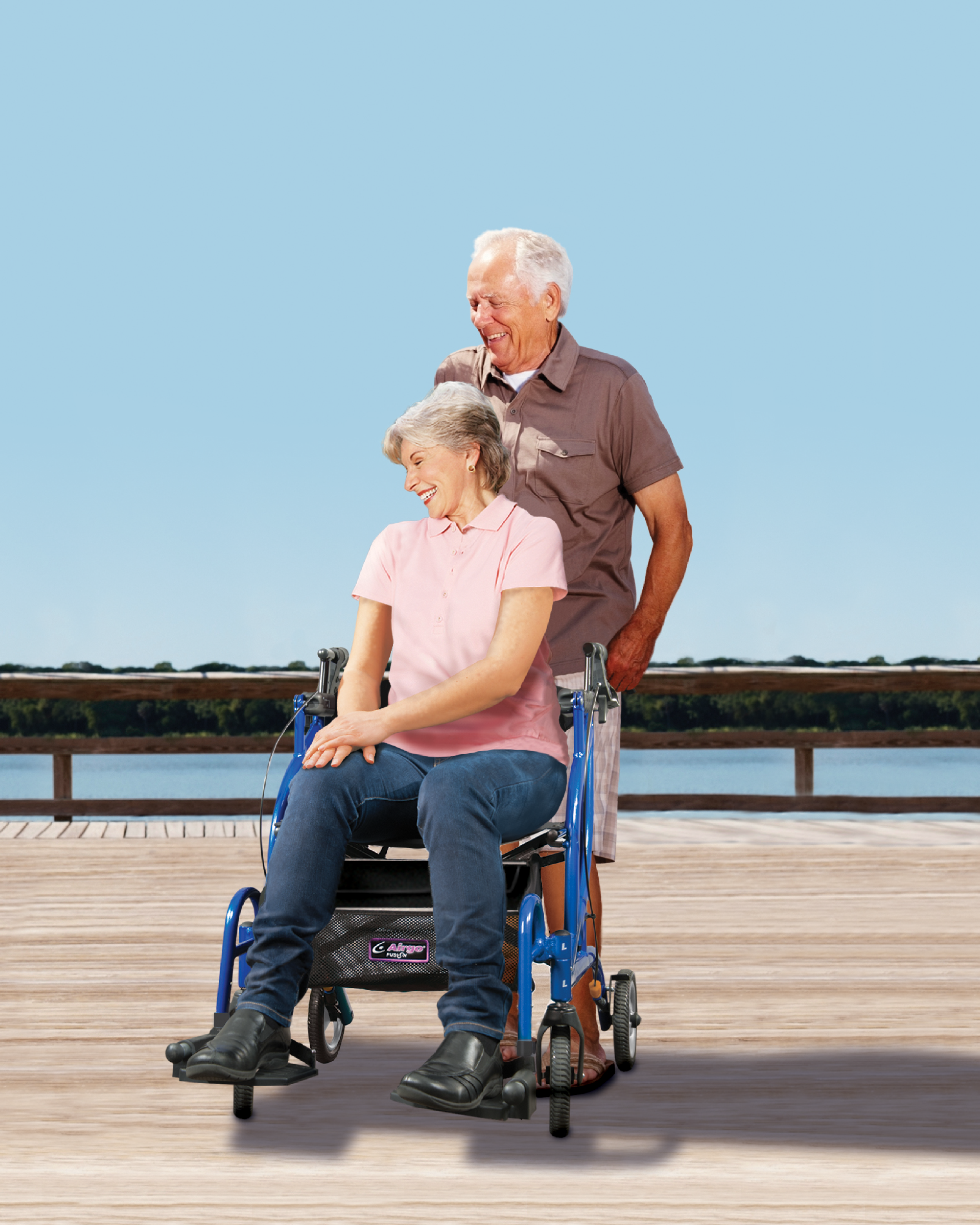 Airgo 2-in-1 Rollator Wheelchair