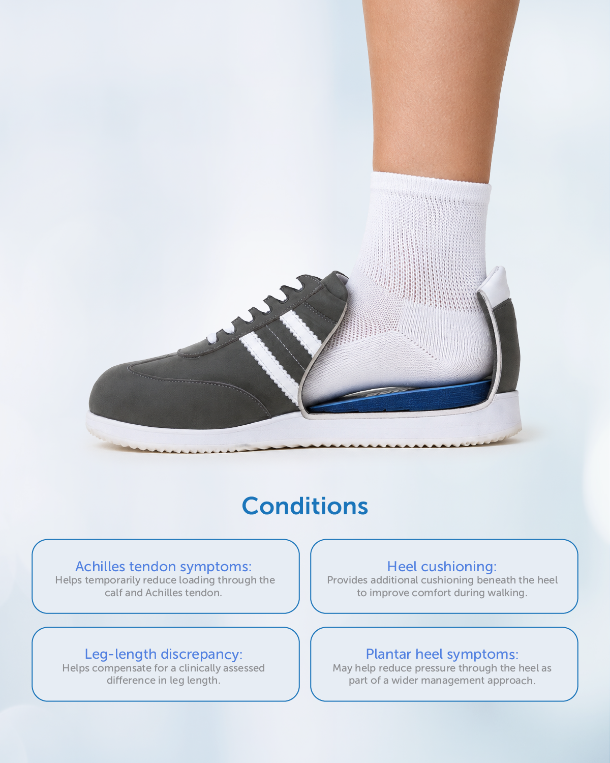 5 Layer Heel Elevator (Mid Density) – alternate product view