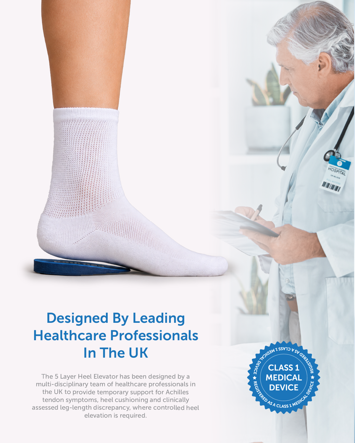 5 Layer Heel Elevator (Mid Density) – alternate product view