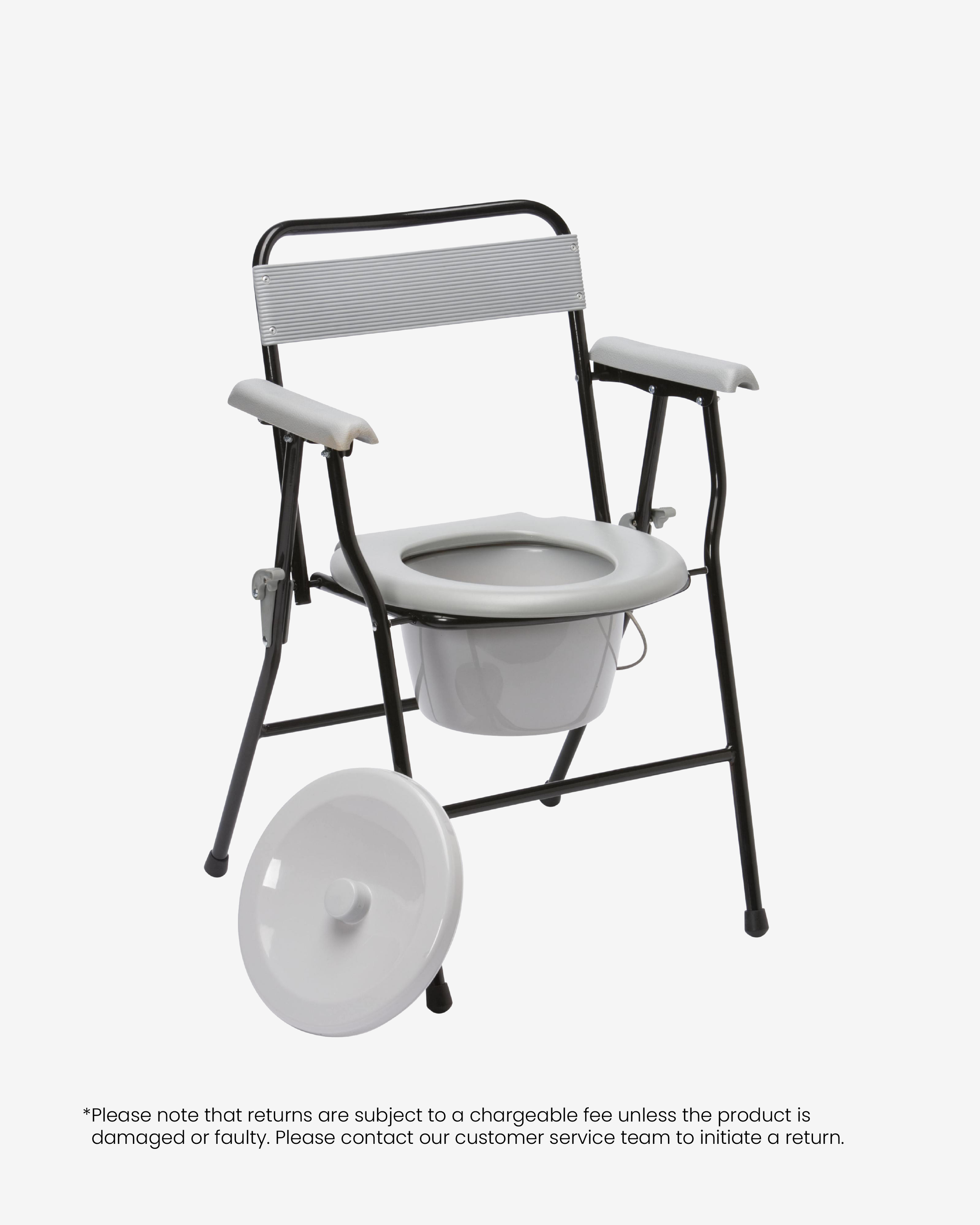 Folding Commode With Potty