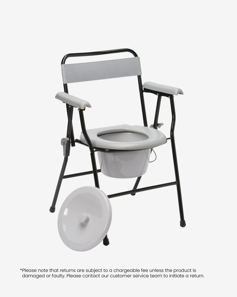 Folding Commode With Potty
