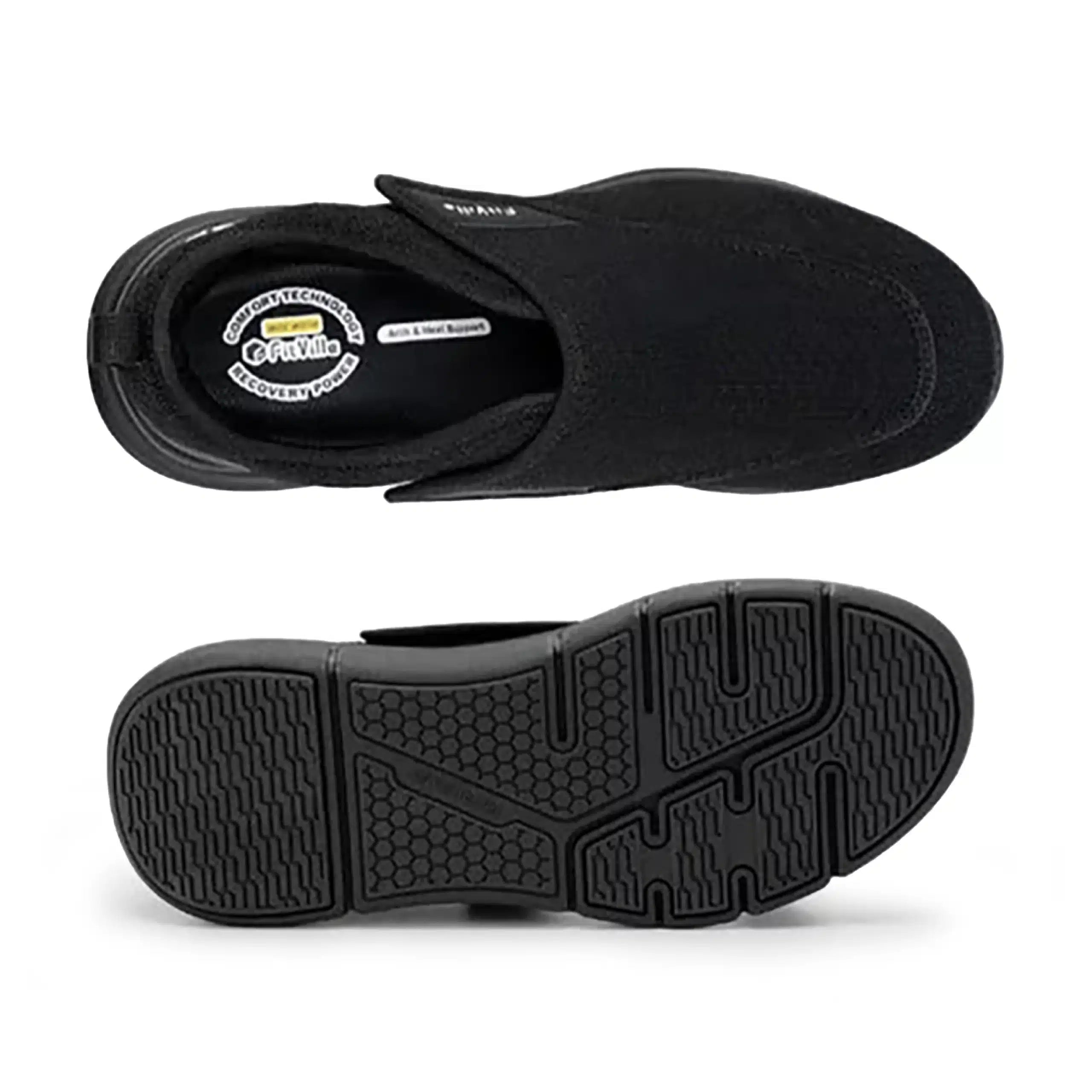 FitVille Men's EasyTop Wings Diabetic Shoes