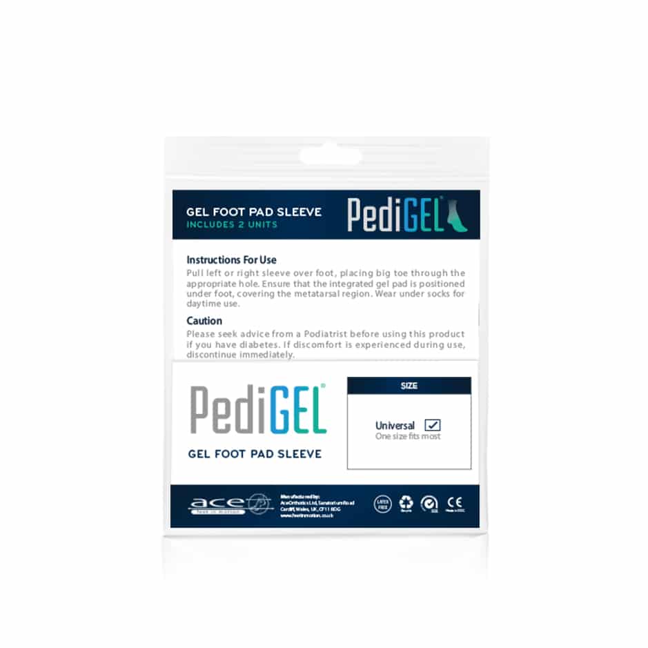 PediGel® Gel Foot Pad Sleeve (pair)