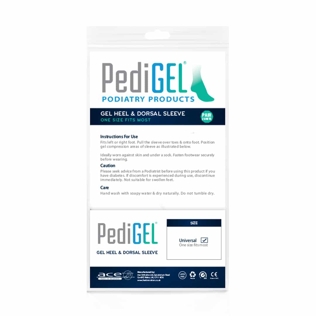 PediGel® Gel Dorsal & Achilles Sleeve (2 Units)