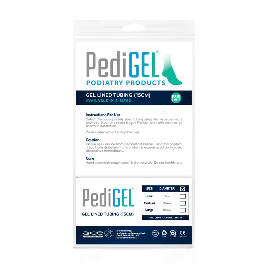PediGel®  Gel Lined Tubing 15cm (2 Units)