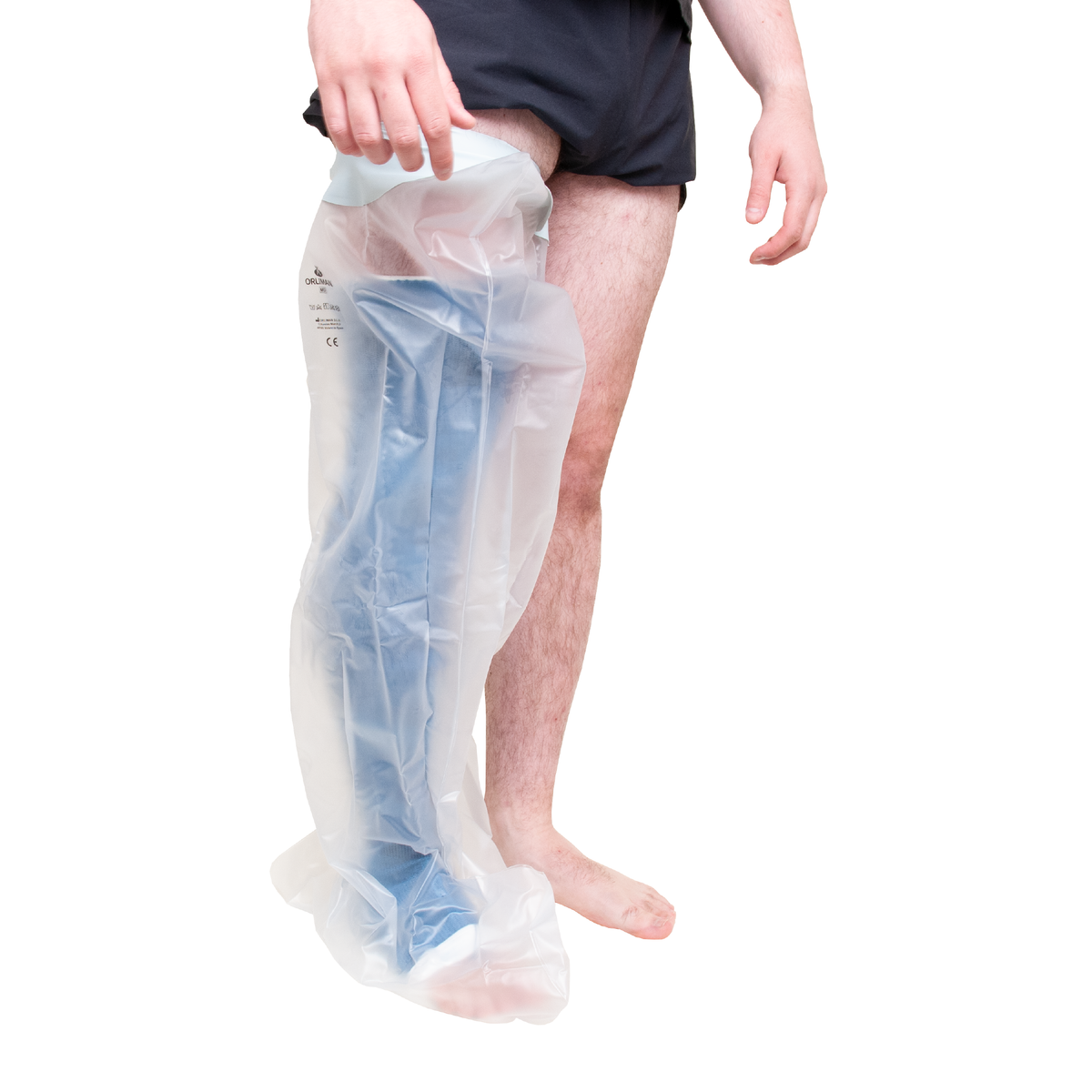 How Do You Put On a Waterproof Leg Cast Cover?