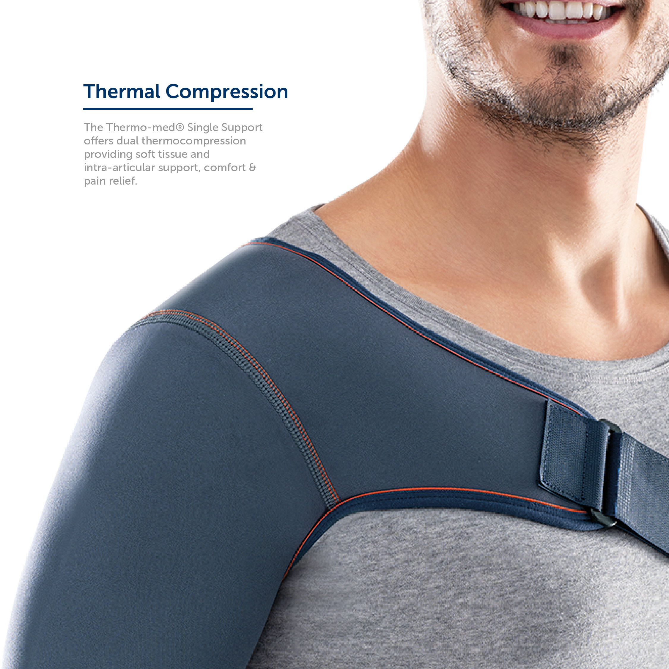 Thermo-med® Single Support | Shoulder Support | Orthotix | UK