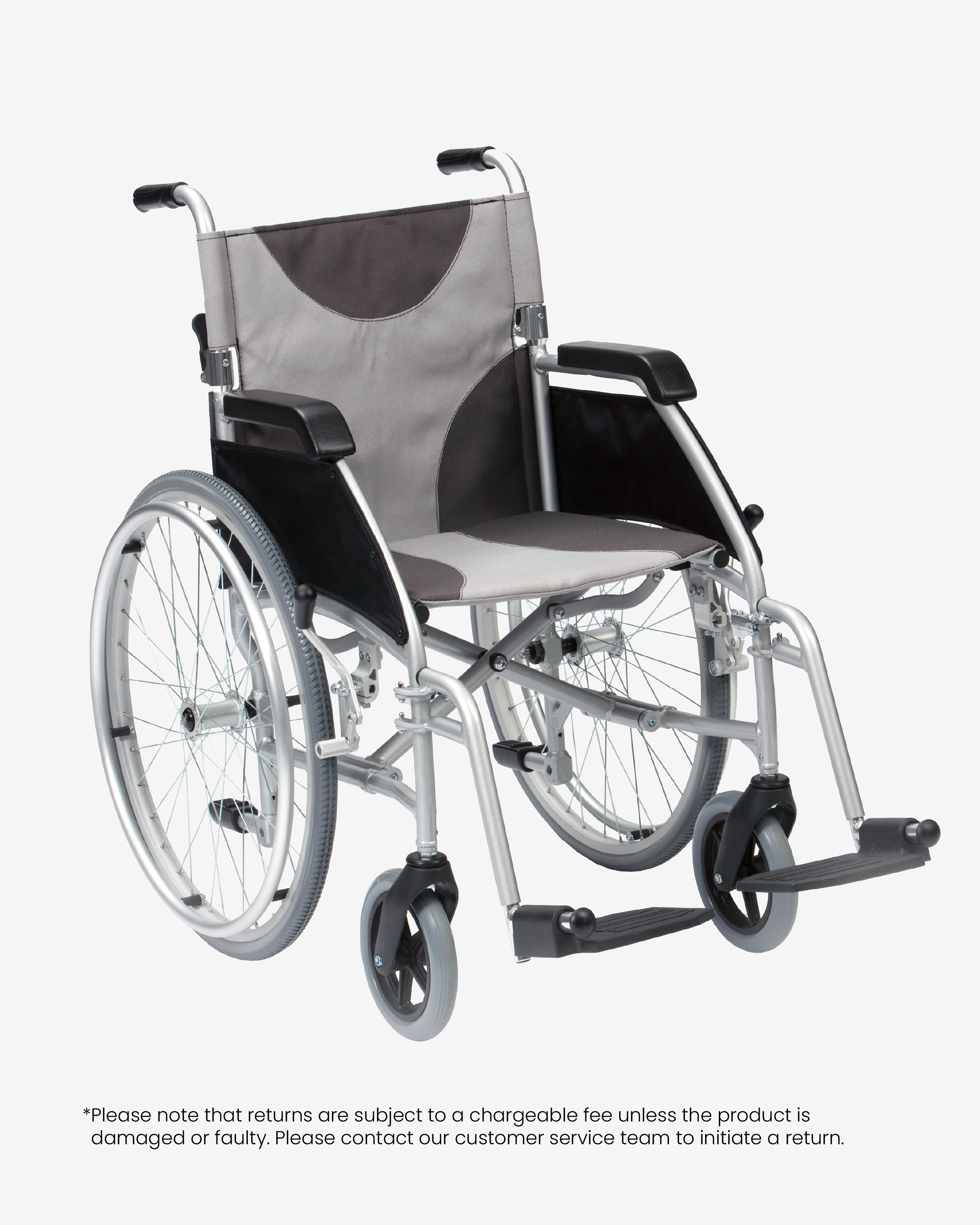 Ultralight Aluminium Wheelchair - 17"
