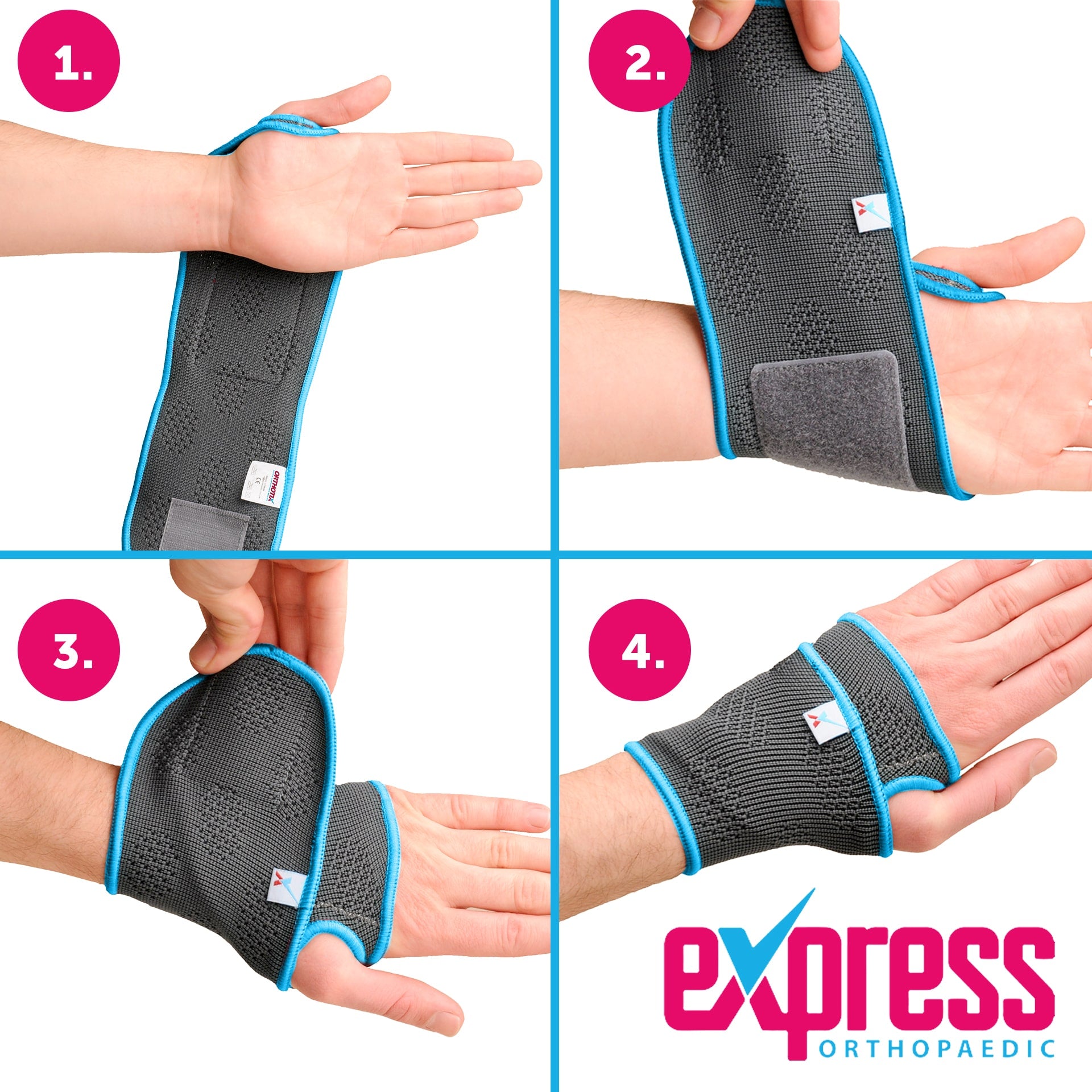 Woven Elastic Wrist Wrap