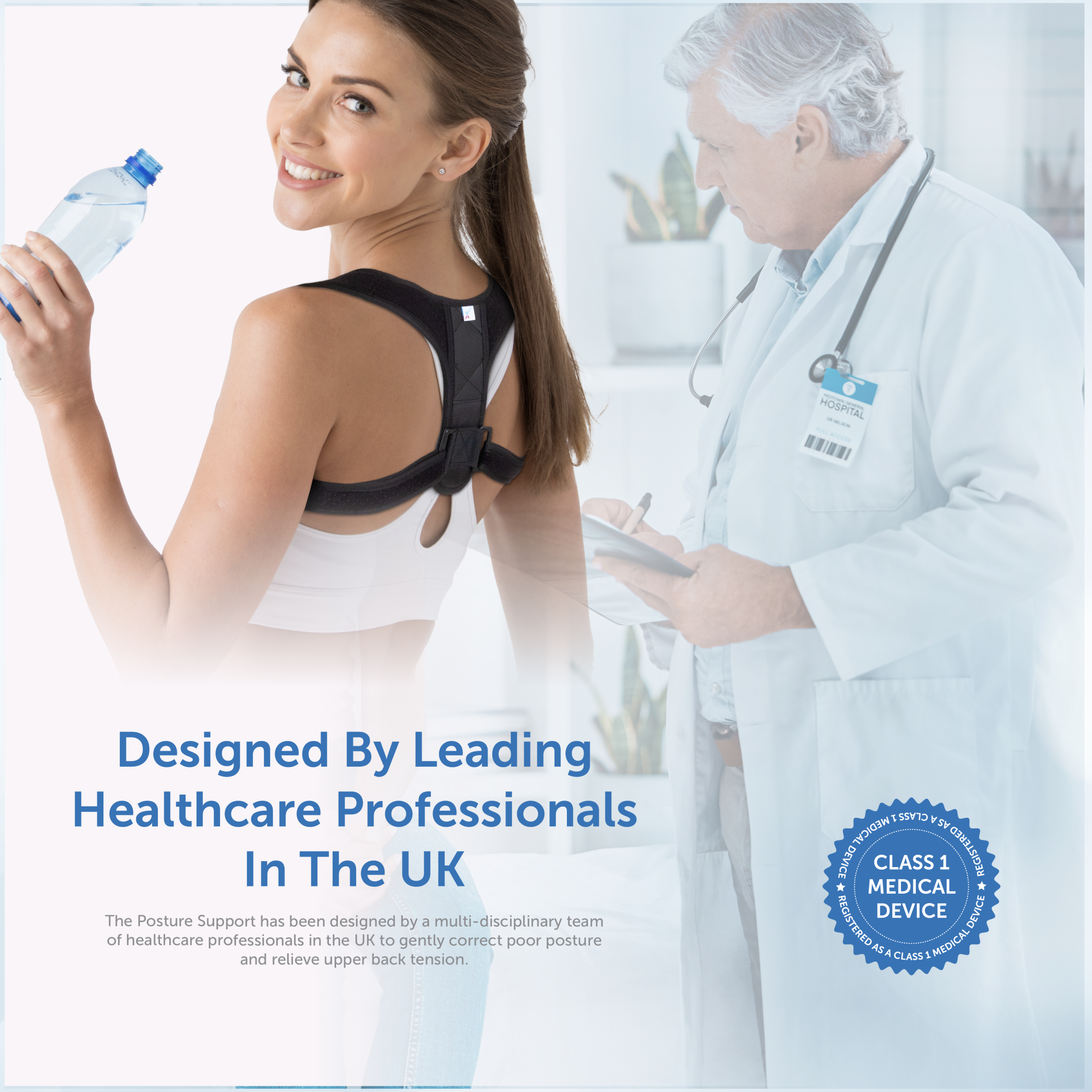 Posture Support by Express Orthopaedic Designed to correct posture and relieve pain