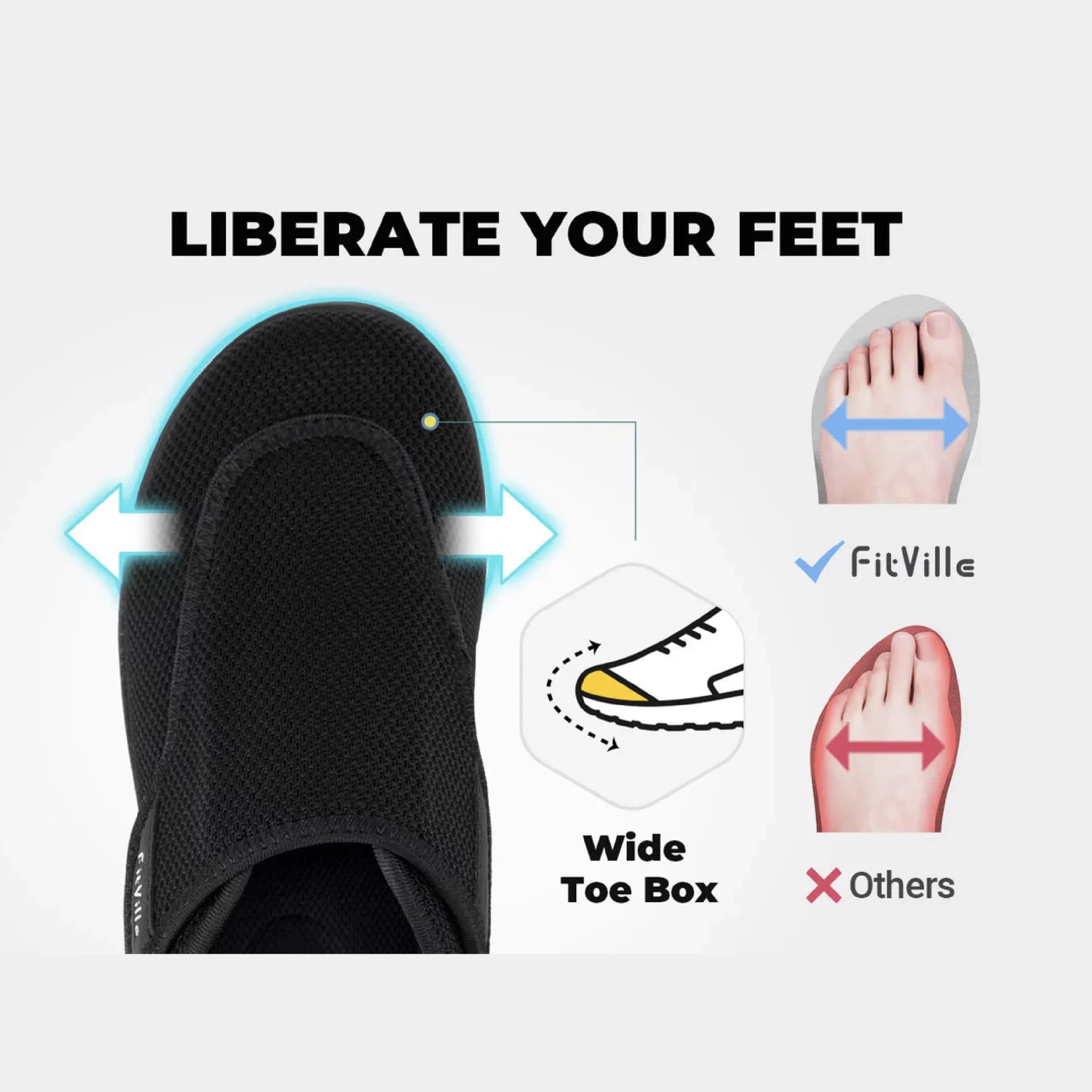 FitVille Women's EasyTop Wings Diabetic Shoes V2