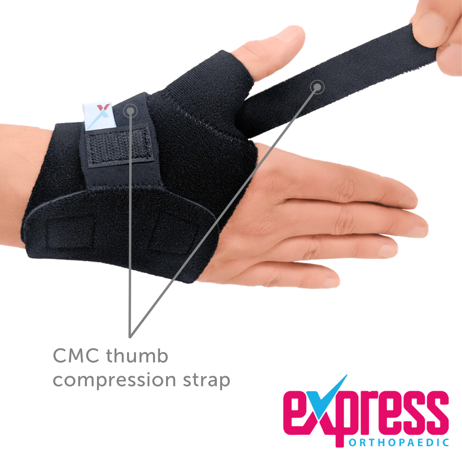 Elastic-Line Adjustable Wrist Strap, Wrist Support, Orthotix