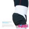 Adjustable self-attractive abdominal binder