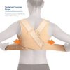 The Orliman® Figure-Of-8 Posture Support has two posterior crossover straps