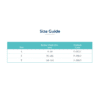 Orliman® Figure-Of-8 Posture Support Size Chart