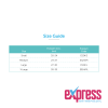 Express® Epi-Gel Woven Elastic Sleeve Size Chart