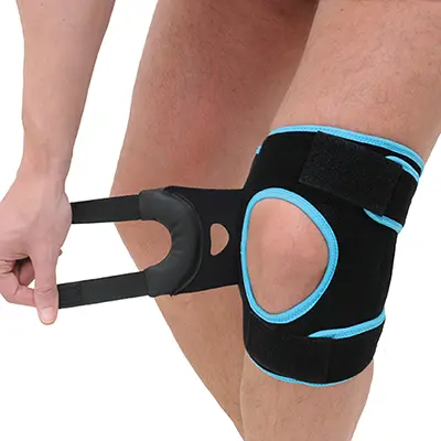 Neoprene Pull On Patella Knee Sleeve with Positive Control Distal Stra –  New Options Sports