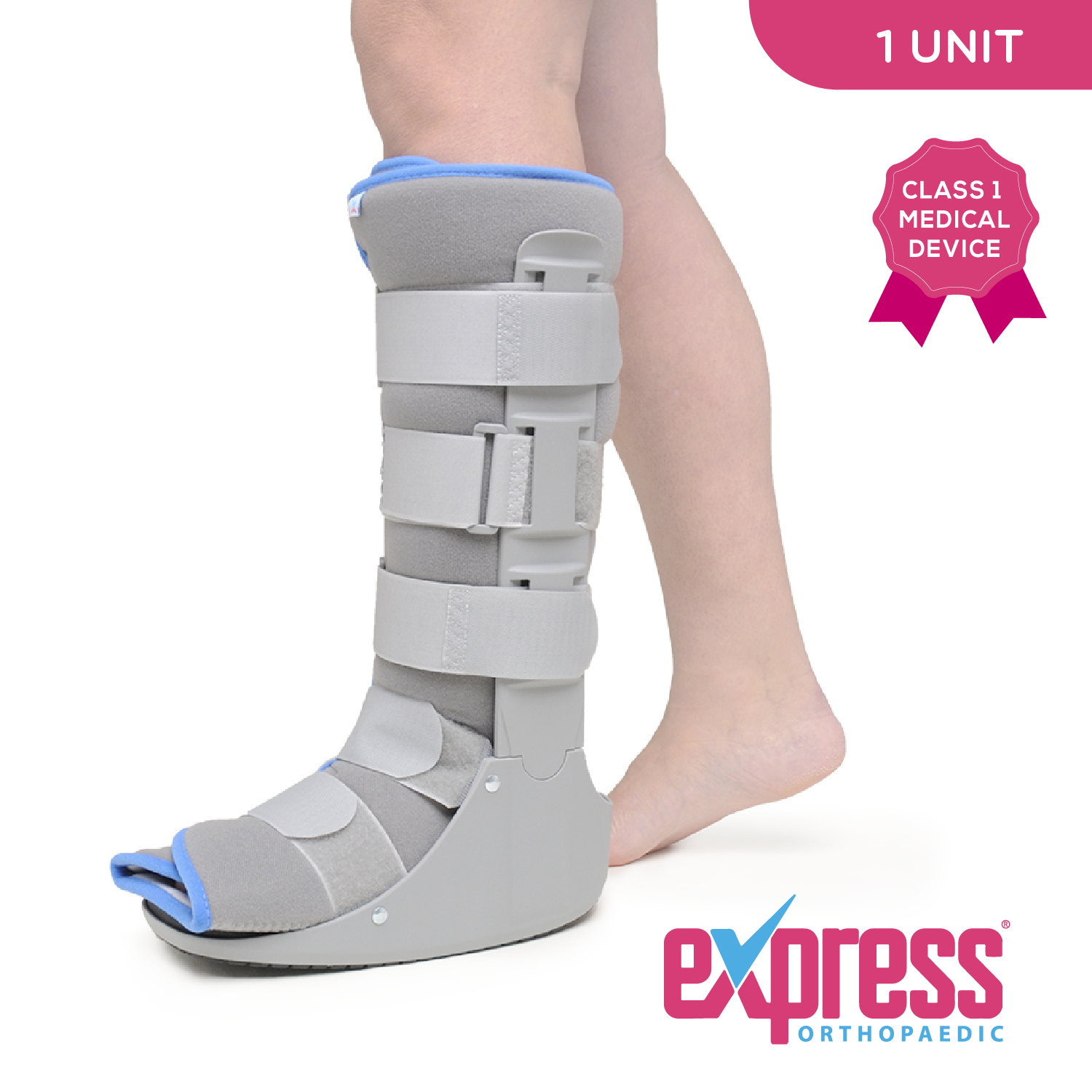 Ultra Fixed Walker Boot - With non - slip rocker Sole Orthotix UK