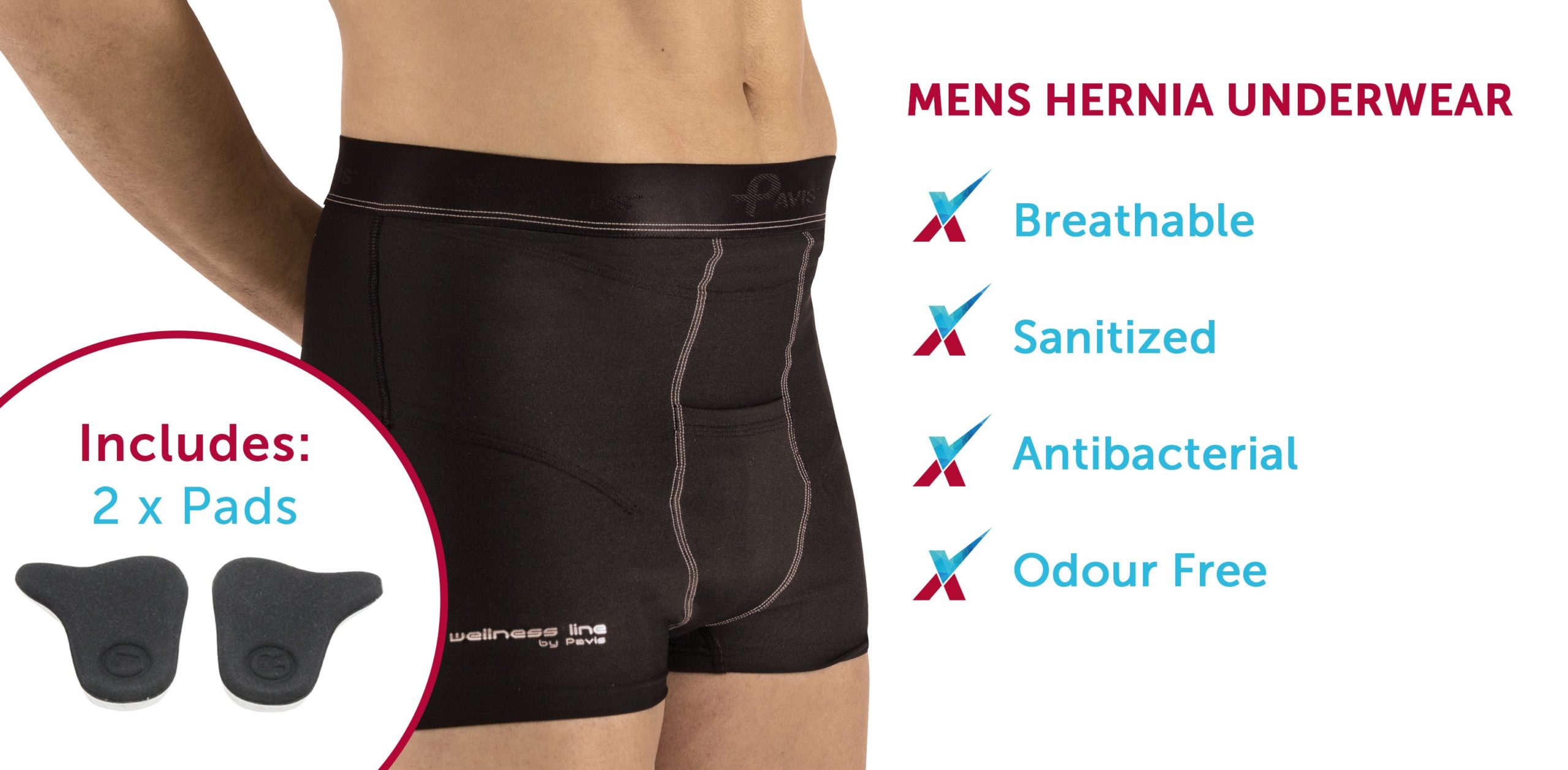 Hernia Compression Boxers free hernia pads Orthotix UK
