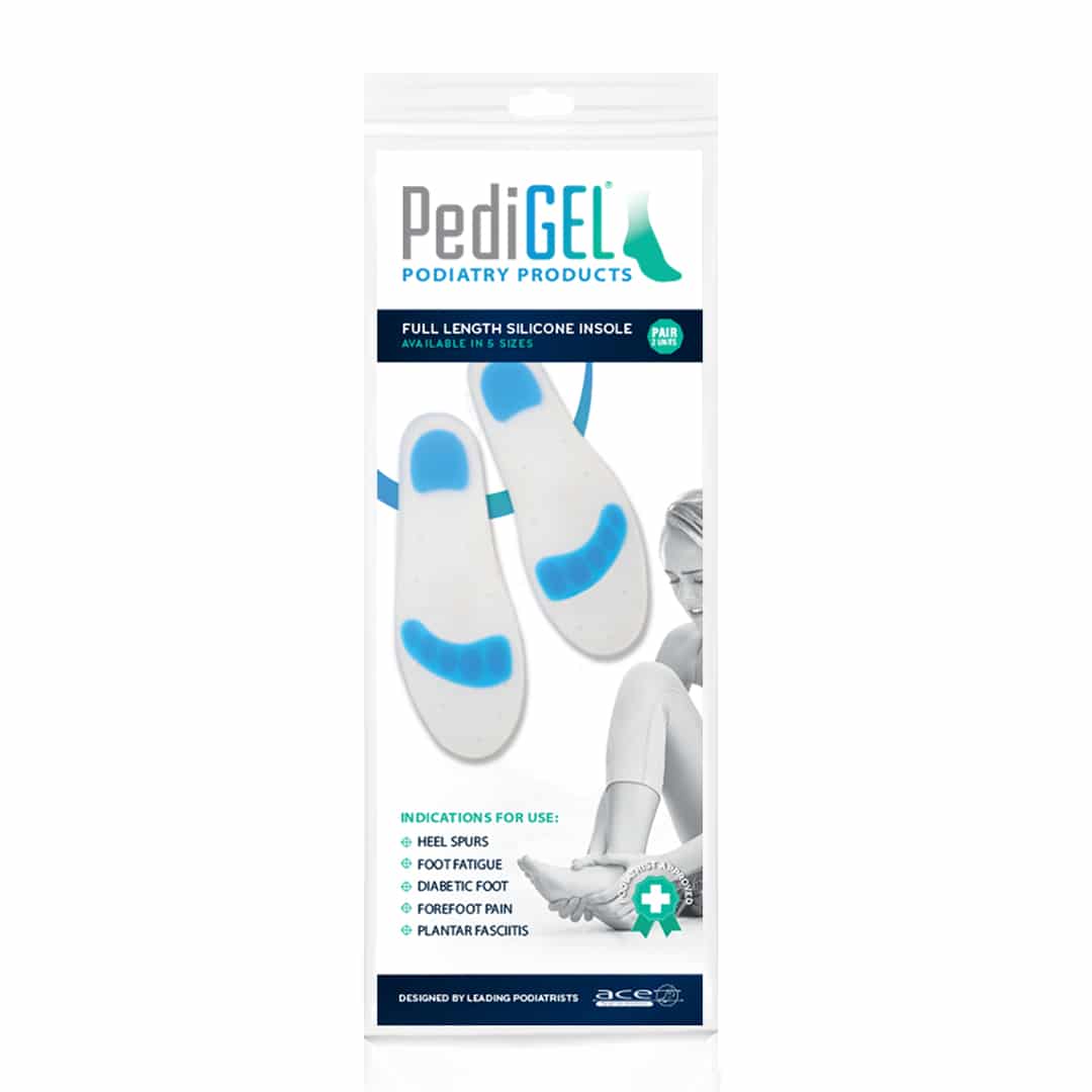 PediGel - Full Length Silicone Insole - Comfortable Orthotic - Orthotix UK