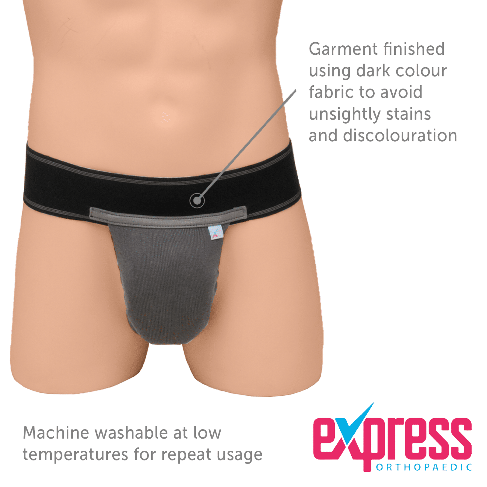Scrotal Support - made from breathable Elastic Fabric Orthotix