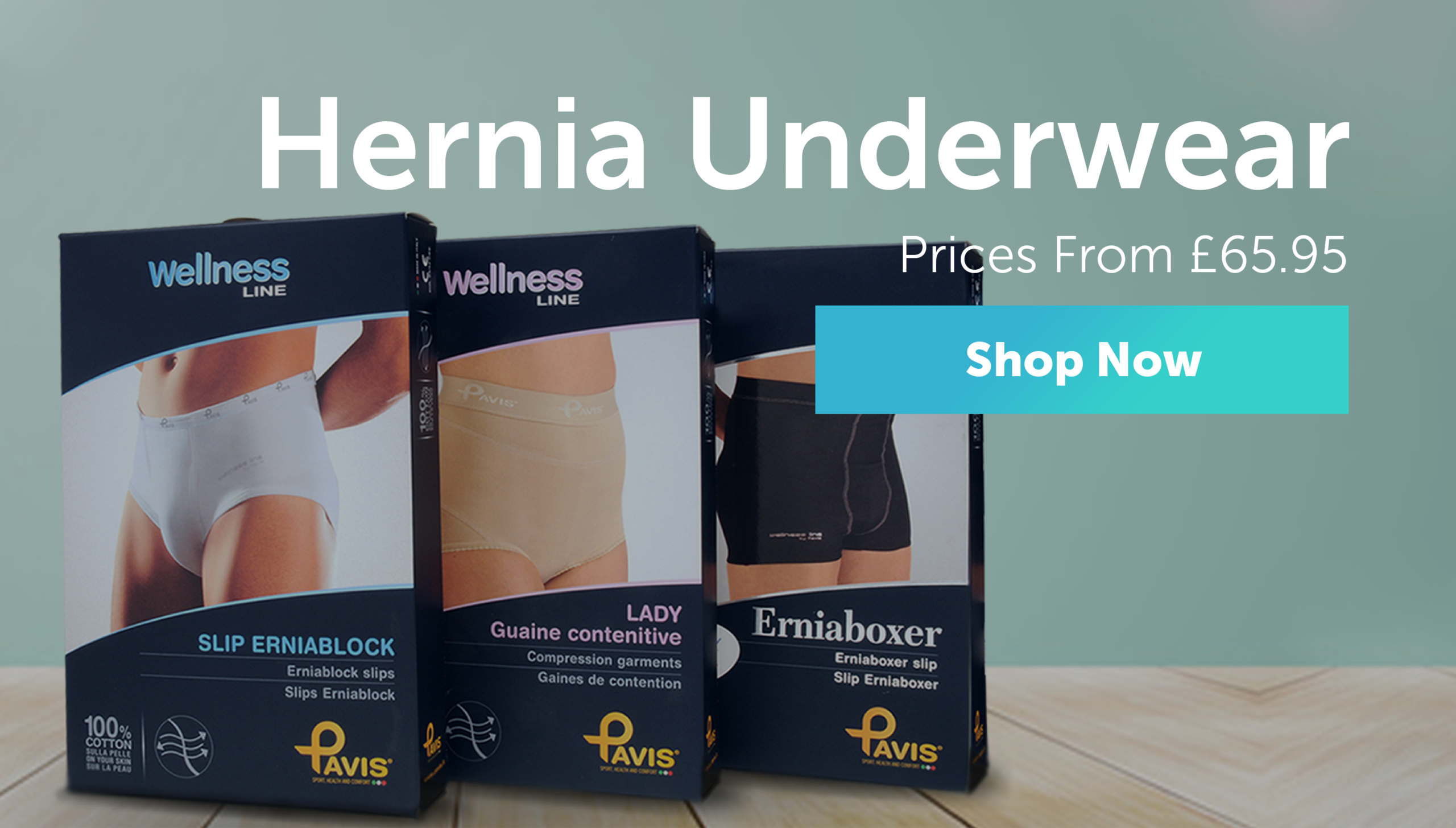 Hernia Underwear From £65.95