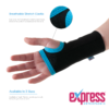 Made from breathable stretch elastic fabric for uniform compression of the wrist