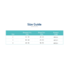 Thermo-med® Single Support Size Chart