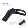 Bilateral design meaning the shoulder support can be worn on both the right and left arm