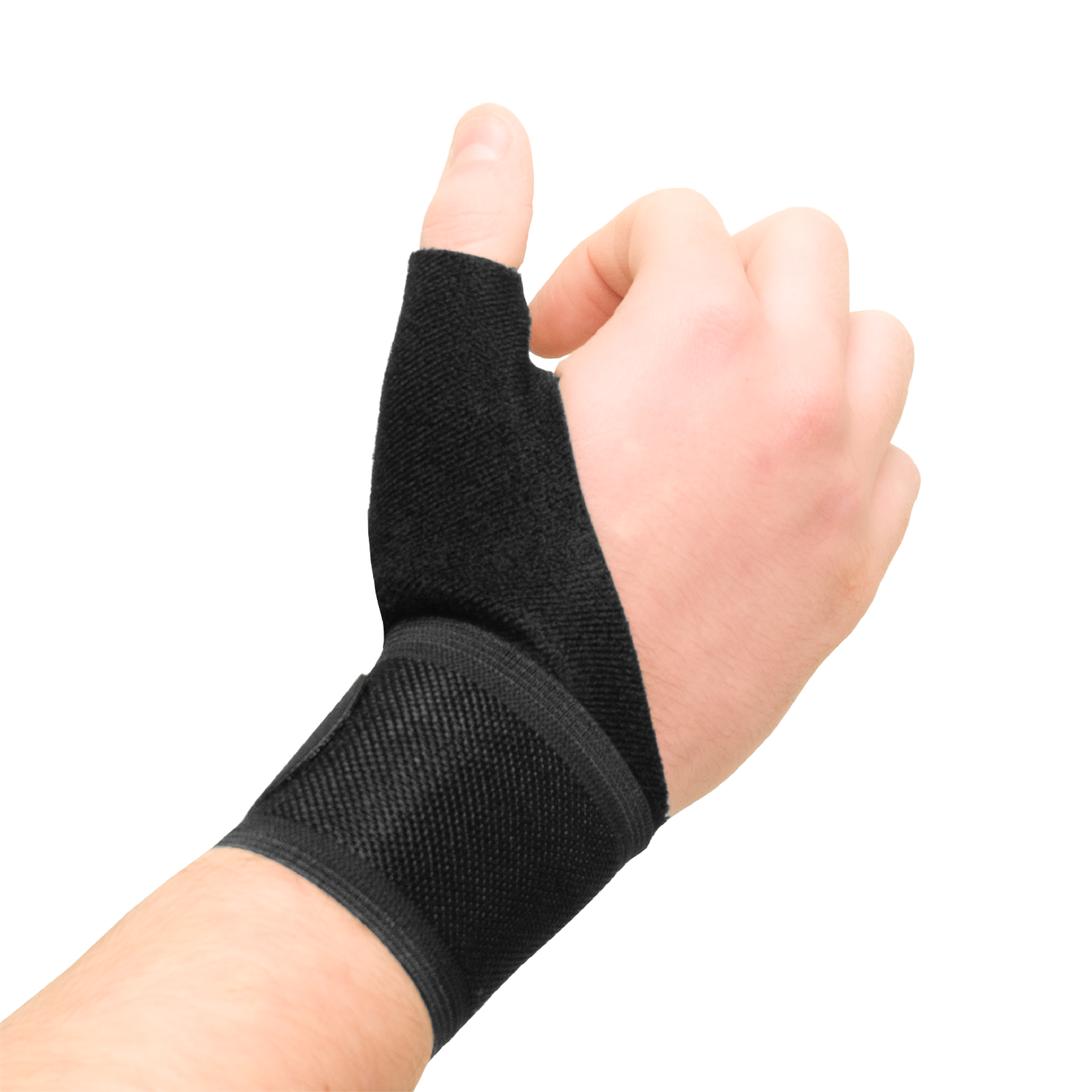 Elasticated Wrist Strap & Thumb Sleeve