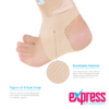 Express Orthopaedic Elastic Ankle Support Infographic