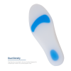 Olriman® Full Length Lined Silicone Insole is a dual density insole