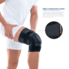 The Orliman TheraGo Elastic Hinged Brace Is Constructed From High-compression elastic and Non-elastic Threads for improved function, proprioception, and muscle coordination.