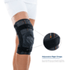 The TheraGo Elastic Hinged Knee Brace Features Rigid Adjustable Straps For Additional Stabilisation, Compression, And Knee Alignment