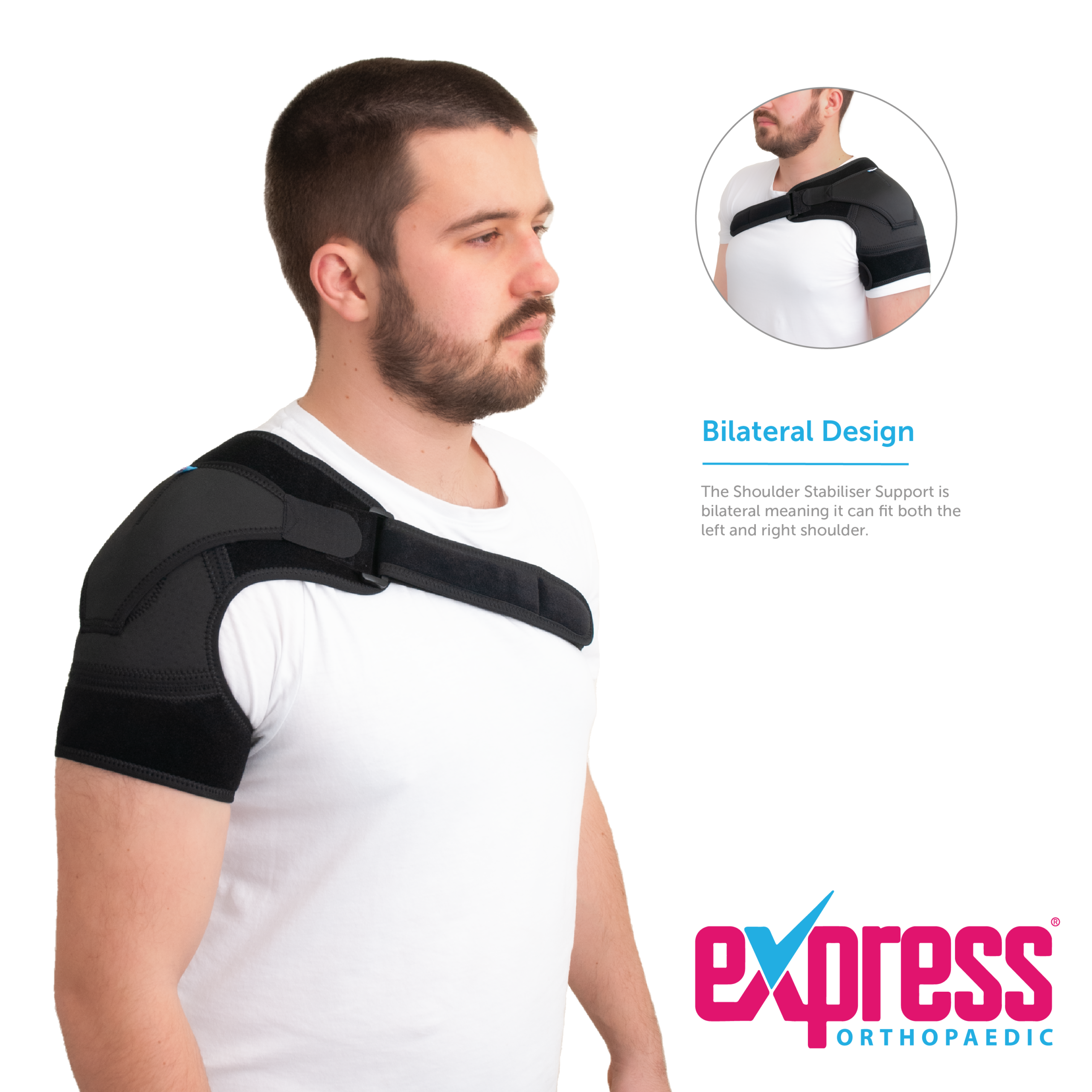 Shoulder Immobiliser, Breathable Shoulder Support, Orthotix