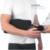 Orliman® Abduction Sling Has an exercise ball for extra hand therapy